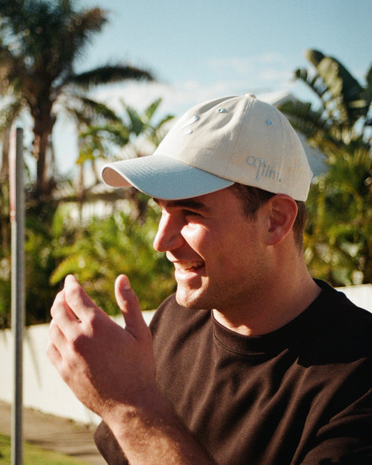 002 SERIES 6 Panel - Teal & Off-white