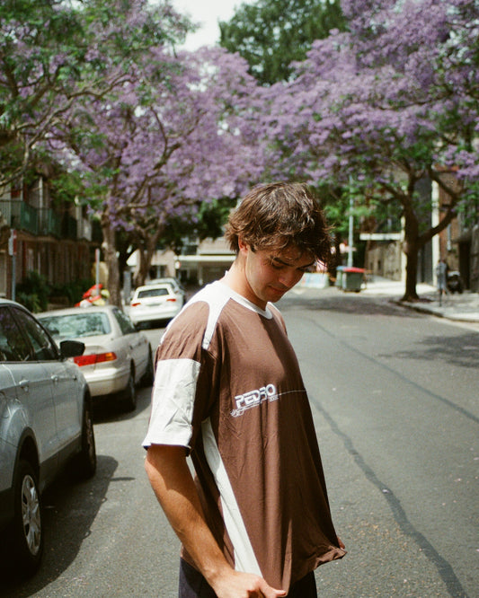 PEDRO RAVE TEE (Coffee)