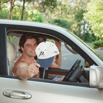 001 SERIES 6 Panel - Blue & Off-white