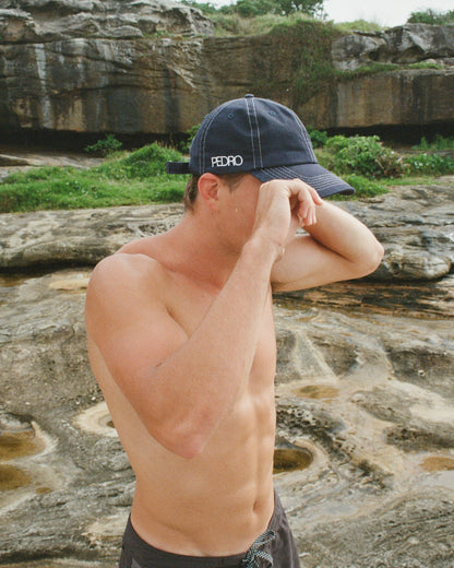 001 SERIES 6 Panel - Navy Contrast Stitch